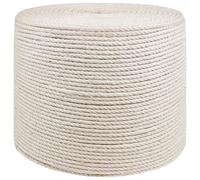 vidaXL Cuerda de Yute 4 mm Blanco 100% Yute Tossa