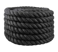 vidaXL Cuerda de Yute 50 mm Negro 100% Yute Tossa