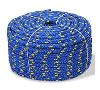 vidaXL Cuerda Marina de Polipropileno 18 mm 50 m Azul SOGA Cordón Cable Cabo