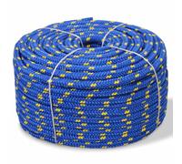 vidaXL Cuerda Marina de Polipropileno 6mm 100m Azul Soga Accesorios Bricolaje