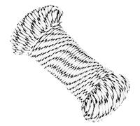 vidaXL Cuerda para Barco Trenzada Navegación Amarre Deporte Camping Aire Libre Escalada Supervivencia Rescate Multiusos Poliéster Blanco
