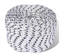 vidaXL Cuerda Trenzada de Poliéster 6 mm 250 m Blanco SOGA Cordón Cable Cabo