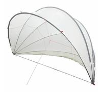 vidaXL Cúpula para Piscina Manual Gris y Naranja 500 x 500 x 236 cm,