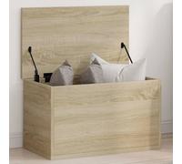 vidaXL de almacenaje madera ingeniería 60x35x35 cm, de mantas, cofre de almacenamiento, baúl de juguetes, de juguetes