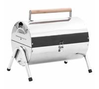 vidaXL de de Sobremesa Parrilla Camping Excursiones Picnic Acampadas Fiestas Asador Acero Inoxidable