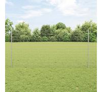 vidaXL de empotrado 5 uds. Plateado 160 cm, Jardín y , cilíndrico moderno, resistente al , duradero para exteriores