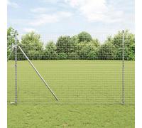 vidaXL de empotrado 7 uds. Plateado, de Jardín y , cilíndrico, moderno, resistente al y , ideal para decorar y dar soporte