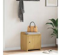 vidaXL de recibidor SANDNES madera de pino 45x40x50 cm, , , de zapatos, asiento de