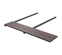 vidaXL Decking de 48 piezas marrón oscuro WPC, tablones de WPC modernos y duraderos para exteriores, solución de suelo versátil para patios, balcones y jardines