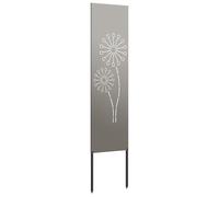 vidaXL Decoración de Pared Exterior - Adorno para el Jardín, para la Cerca, Arte para el Exterior, Decoración para la Terraza, Resistente al Clima, Pieza Estética, Mejora Decorativa, Panel Decorativo