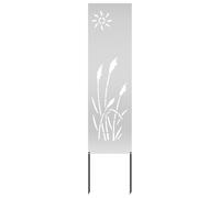 vidaXL Decoración de Pared para Exteriores de, Arte para el jardín, Decoraciones para cercas, Obras de Arte Exteriores, Adornos para terrazas, Pieza Resistente a la Intemperie, Mejora estética, Panel