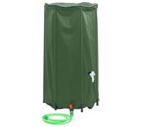 vidaXL Depósito de Agua Plegable con Grifo, Bidón de Agua, Contenedor de Almacenaje de Agua, Tanque de Agua para Jardín, PVC 100 l