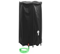 vidaXL Depósito de Agua Plegable con Grifo, Bidón de Agua, Contenedor de Almacenaje de Agua, Tanque de Agua para Jardín, PVC 380 l