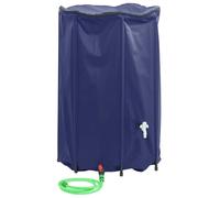 vidaXL Depósito de Agua Plegable con Grifo, Bidón de Agua, Contenedor de Almacenaje de Agua, Tanque de Agua para Jardín, PVC 1000 l