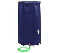 vidaXL Depósito de Agua Plegable con Grifo, Bidón de Agua, Contenedor de Almacenaje de Agua, Tanque de Agua para Jardín, PVC 100 l