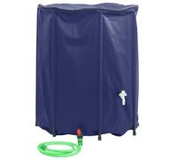 vidaXL Depósito de Agua Plegable con Grifo, Bidón de Agua, Contenedor de Almacenaje de Agua, Tanque de Agua para Jardín, PVC 1250 l