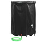 vidaXL Depósito de Agua Plegable con Grifo, Bidón de Agua, Contenedor de Almacenaje de Agua, Tanque de Agua para Jardín, PVC 1350 l