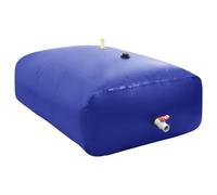 vidaXL Depósito de Agua Plegable con Grifo, Bidón de Agua, Contenedor de Almacenaje de Agua, Tanque de Agua para Jardín, PVC 2100 l