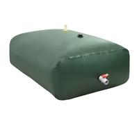 vidaXL Depósito de Agua Plegable con Grifo, Bidón de Agua, Contenedor de Almacenaje de Agua, Tanque de Agua para Jardín, PVC 2100 l