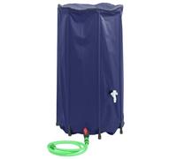 vidaXL Depósito de Agua Plegable con Grifo, Bidón de Agua, Contenedor de Almacenaje de Agua, Tanque de Agua para Jardín, PVC 250 l