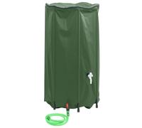 vidaXL Depósito de Agua Plegable con Grifo, Bidón de Agua, Contenedor de Almacenaje de Agua, Tanque de Agua para Jardín, PVC 380 l