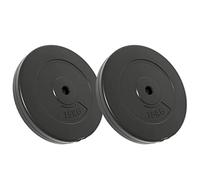 vidaXL Discos de pesas 2 uds 30 kg cemento