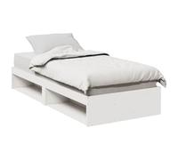 vidaXL Diván sin colchón Blanco 75x190 cm Madera Maciza de Pino