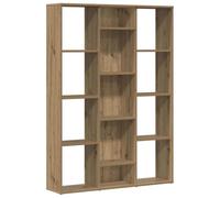 vidaXL Divisor Espacio/estantería aglomerado Roble Artesanal