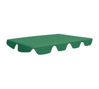 vidaXL Dosel de Repuesto Columpio de Jardín Mecedora Capota Reemplazo Cubierta Toldo Tapa Parasol Sombrilla Patio Verde 188/168x145/110 cm