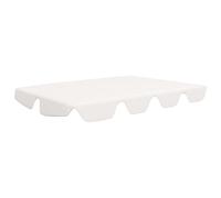 vidaXL Dosel de Repuesto Columpio de Jardín Mecedora Capota Repuesto Reemplazo Cubierta Toldo Tapa Parasol Sombrilla Patio 188/168x145/110 cm Blanco