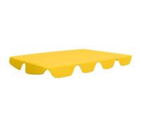 vidaXL Dosel de Repuesto Columpio Jardín Mecedora Capota Repuesto Reemplazo Cubierta Toldo Tapa Parasol Sombrilla Patio 150/130x105/70 cm Amarillo