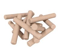 vidaXL Dowel de madera 12 pcs Marrón Ø6 x 40 mm Madera maciza, Sala de estar, Espigas de madera, Componentes de madera maciza, Varillas de espiga de bricolaje, Manualidades, Herramientas de ensamblaj