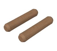 vidaXL Dowel de madera 2 pcs Marrón Ø8 x 35 mm Madera maciza, Sala de estar, Espigas de madera, Componentes de madera maciza, Varillas de espiga de bricolaje, Manualidades, Herramientas de ensamblaje