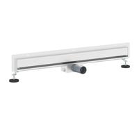 vidaXL Drenaje de Ducha Montado en la Pared Plateado 80 cm, Baño, Moderno, Montaje en Pared, Diseño Elegante, Organización Eficiente, Soluciones Que Ahorran Espacio, Almacenamiento Versátil