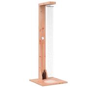 vidaXL Ducha de exterior 210 cm natural, ducha moderna de exterior, resistente al tiempo, jardín, zona de piscina, perfecta para uso al aire libre
