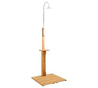 vidaXL Ducha de jardín de Madera Robusta Duradera Camping Cabina Ducha