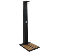 vidaXL Ducha de jardín Resinado Trenzado WPC Ducha Exterior Camping