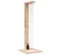 vidaXL Ducha Exterior 210 cm Madera Maciza de Pino y Acero Inoxidable