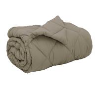 vidaXL Edredón de Invierno Gris Claro 200 x 135 cm Microfibra, Dormitorio, Rectangular, Minimalista, Ligero, Transpirable, Diseño para Confort, Estética Moderna y Funcionalidad en Armonía