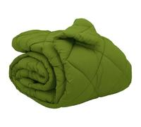 vidaXL Edredón de Invierno Verde 220 x 240 cm Microfibra, Dormitorio, Rectangular, Minimalista, Ligero, Transpirable, Diseño para Confort, Estética Moderna y Funcionalidad en Armonía