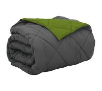 vidaXL Edredón de Todo el Año Verde y Antracita 240 x 200 cm, Dormitorio, Rectangular, Clásico, Otro, Ideas de diseño para un Espacio Acogedor y Funcional, Maximiza la Comodidad con Estilo, Inspiraci