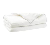 vidaXL Edredón TRIER 155 x 200 cm, 140 g/m², 100 % lana australiana, dormitorio moderno, edredón rectangular de verano, transpirable, hipoalergénico, absorbe la humedad, lavable a máquina, ropa de