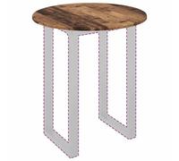 vidaXL Encimera Ø 60 x 1,5 cm Redondo Madera de ingeniería