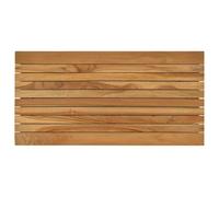 vidaXL Encimera 80 x 40 x 3,5 cm Rectangular Madera de teca maciza, Superficie de teca elegante, mesa de comedor moderna, mueble funcional y con estilo