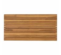vidaXL Encimera 90 x 45 x 3,5 cm Rectangular Madera de teca maciza, Superficie de teca elegante, mesa de comedor moderna, mueble funcional y con estilo