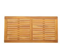 vidaXL Tablero de mesa rectangular de madera maciza de 110 x 55 x 2,2 cm