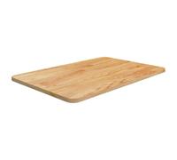 vidaXL Encimera baño Madera Maciza tratada marrón Claro 60x40x1,5 cm