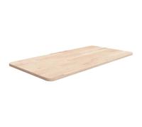 vidaXL Encimera de Baño Lavabo Tablero Superficie Tocador Mesa Centro Mesita Cocina Comedor Salón Sala de Estar Madera Maciza sin Tratar