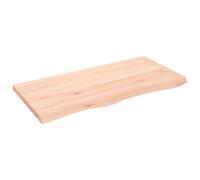 vidaXL Encimera/tablero plegable para baño, mesa y escritorio – Madera maciza sin tratar
