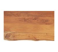 vidaXL Encimera de baño Rectangular Madera Maciza Acacia 90x60x2,5 cm